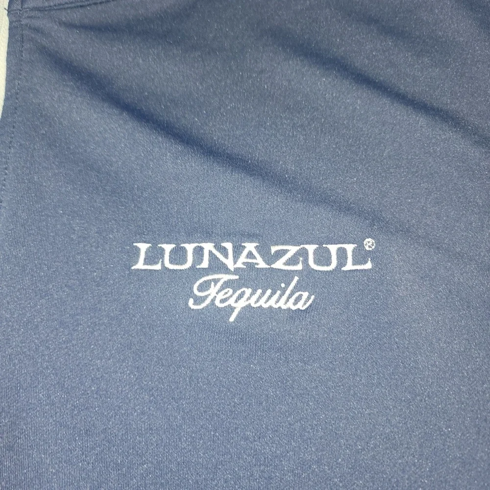 Peter Millar Mens XXL Navy Blue Lunazul Tequila Quarter Zip Golf Vest